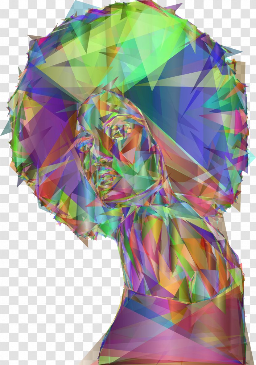 Woman Geometry Clip Art - Scarf - African Transparent PNG