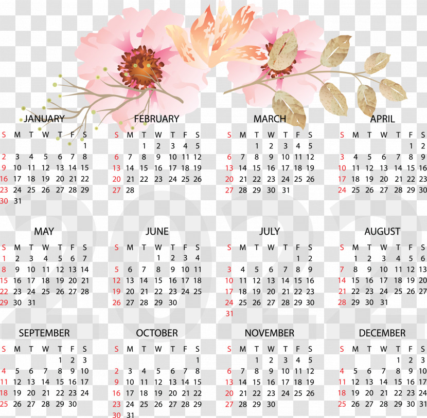 Calendar Calendar Year Names Of The Days Of The Week Calendar Transparent PNG