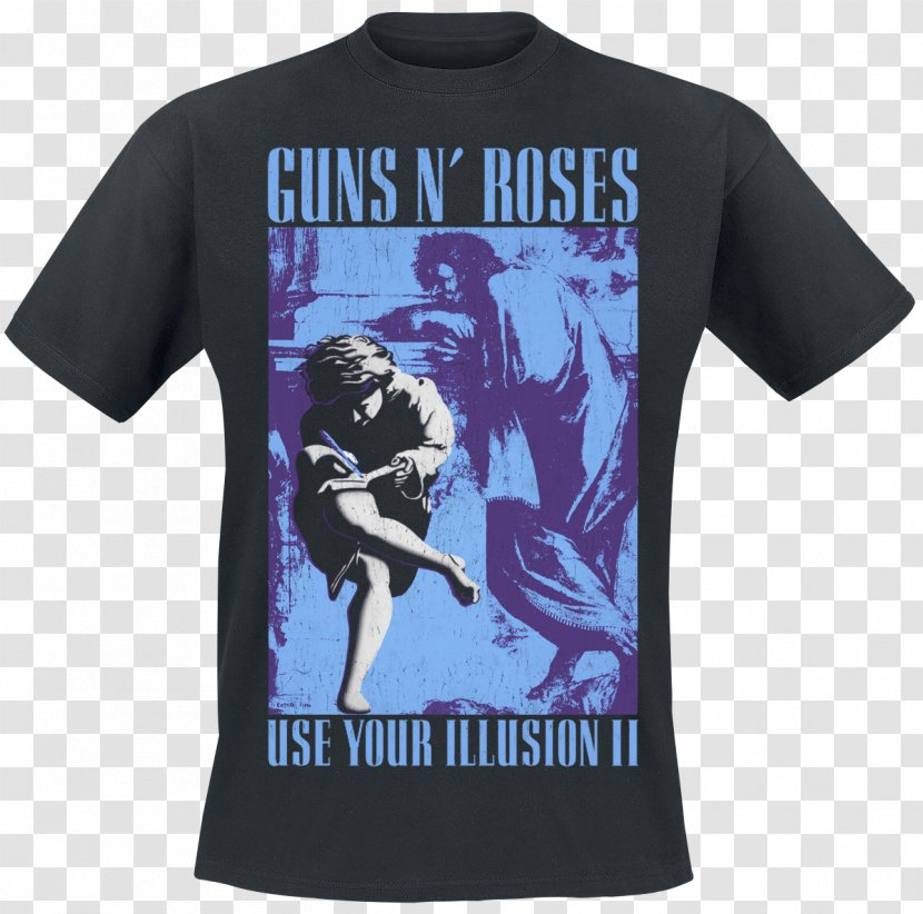 Use Your Illusion Tour II Guns N' Roses Album - Heart - Black And White N Logo Transparent PNG