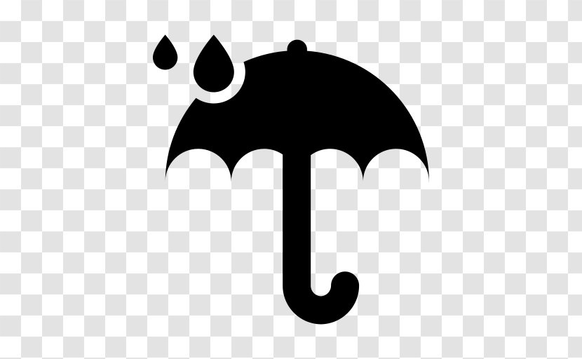 Roof Weather Forecasting Rain - Snow - Black Umbrella Transparent PNG