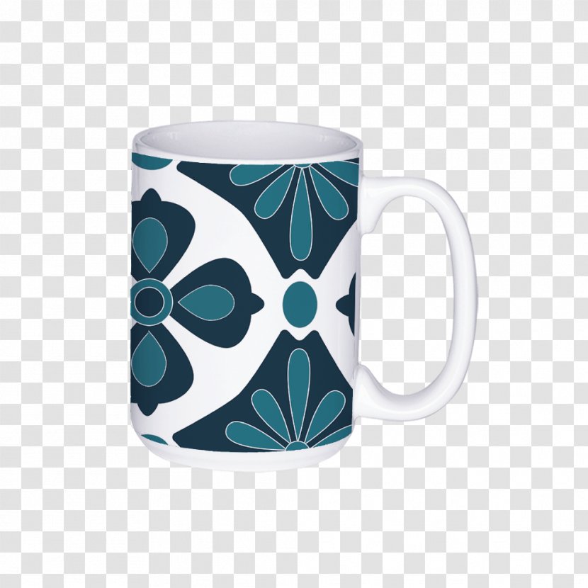 Mug Coffee Cup Ceramic Teal Transparent PNG