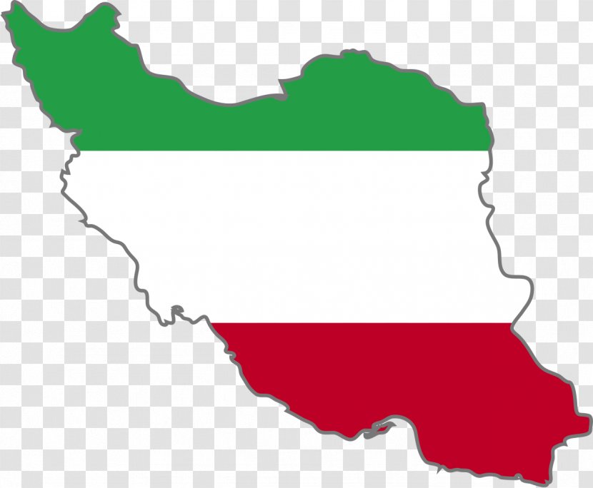 Flag Of Iran Map Lion And Sun Transparent PNG