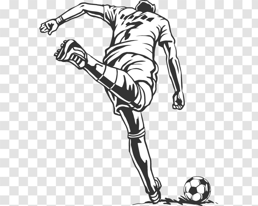 Football Player Penalty Kick Sport - Area - Sports Vector Transparent PNG