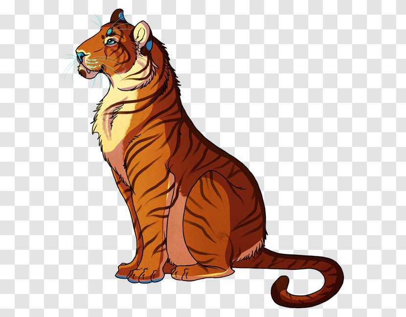 Whiskers Tiger Lion Cat - Happy Dino Transparent PNG