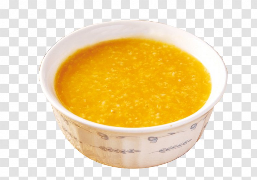 Congee Gruel Hobak-juk Broth Millet - Dish - Delicious Bowl Of Porridge Pumpkin Transparent PNG