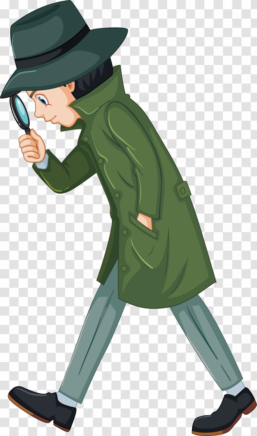 Sherlock Holmes Stock Photography Royalty-free Detective - Gentleman - A With Magnifying Glass Transparent PNG
