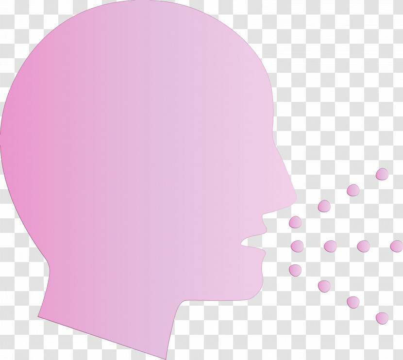 Pink Face Head Nose Violet Transparent PNG