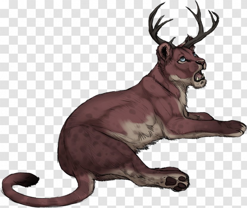 Cat Tiger Reindeer Art - Character Transparent PNG