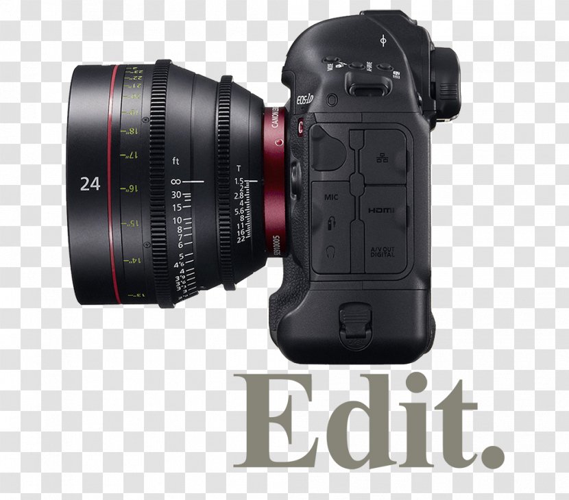 Canon EOS-1D X C Digital SLR - Cameras Optics - Camera Transparent PNG