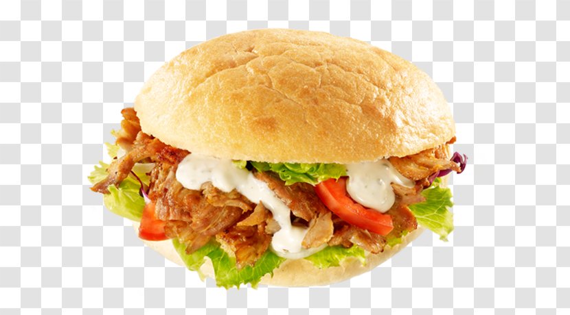 Doner Kebab Slider Cheeseburger Pizza Pan Bagnat - Hamburger Transparent PNG