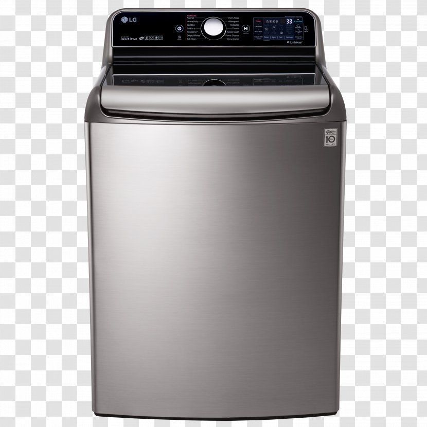 Washing Machines LG WT7700H Electronics Laundry Haier HWT10MW1 - Clothes Dryer - Machine Top Transparent PNG
