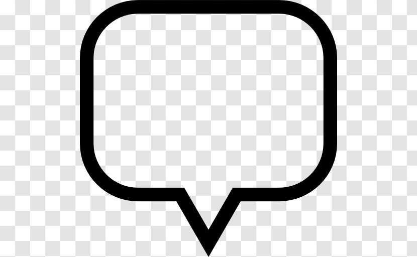 Speech Balloon Online Chat - Black And White - Buble Transparent PNG