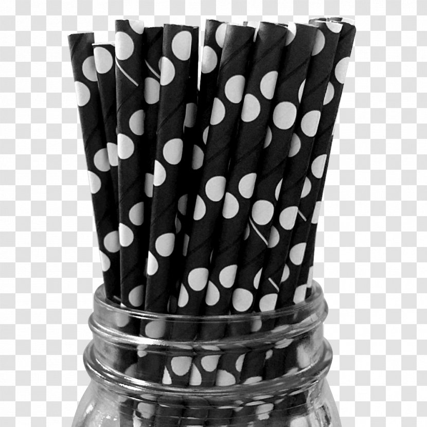 Paper Polka Dot Drinking Straw Party Birthday - Food Transparent PNG