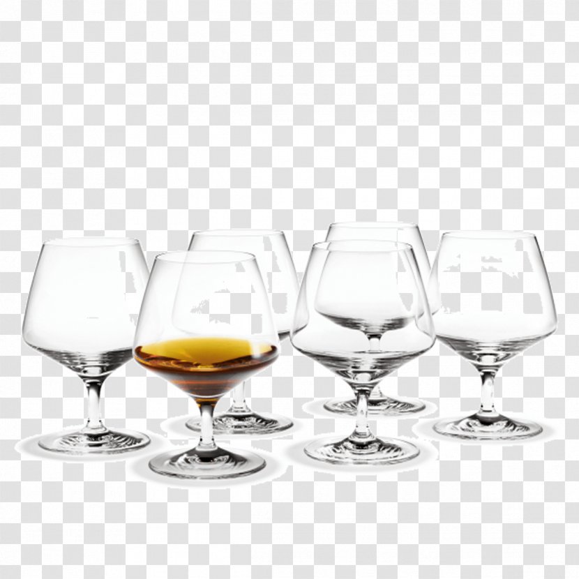 Cognac Holmegaard Brandy Stemware Wine Glass - Carafe Transparent PNG