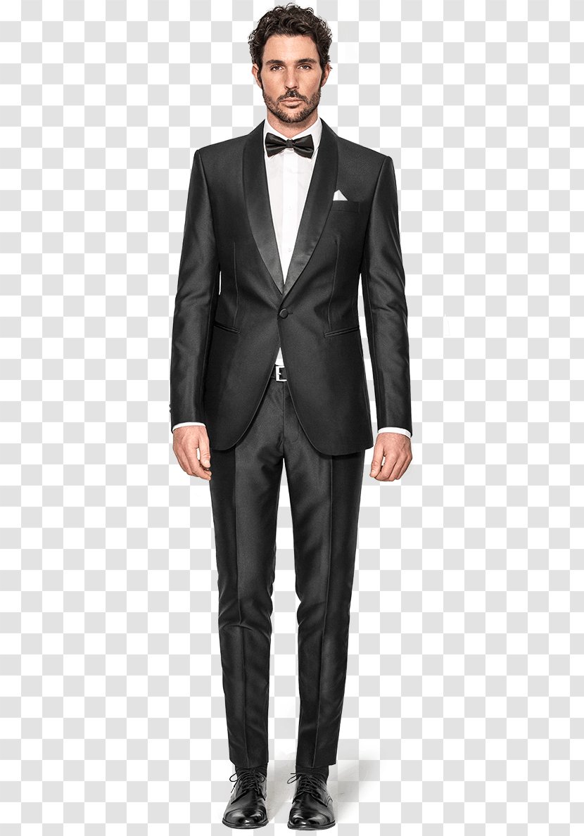 Tuxedo Suit Lapel Blazer Wool - Collar Transparent PNG