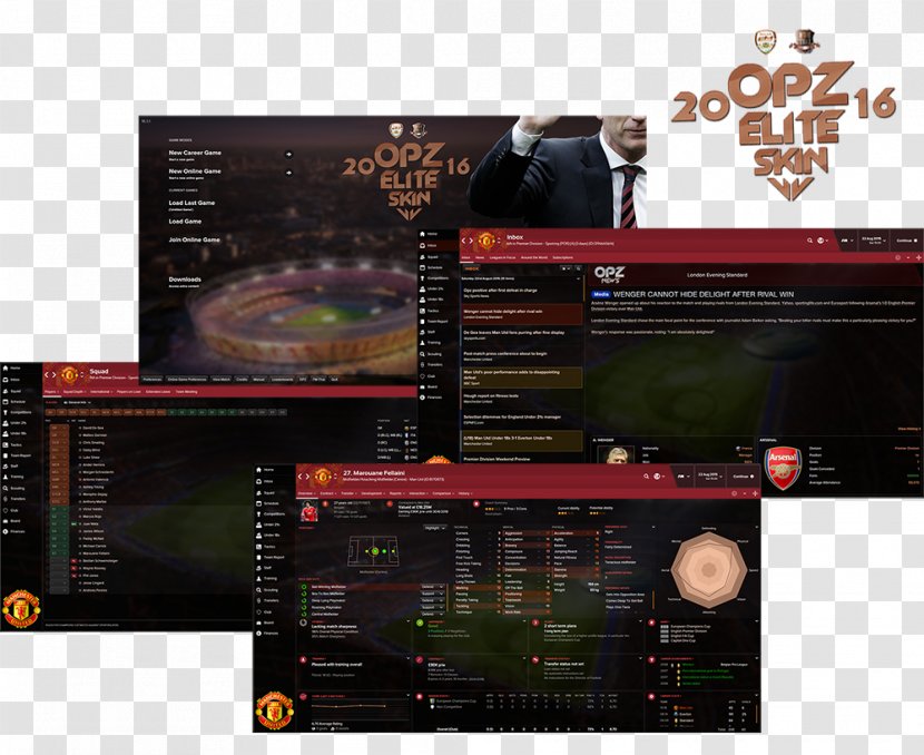 Football Manager 2016 Sports Interactive Game Computer Software Play - Una Morte Semplice Transparent PNG