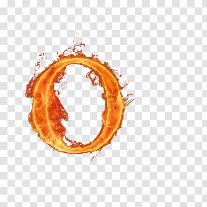 Fire Alphabet Letter Image - Orange Transparent PNG