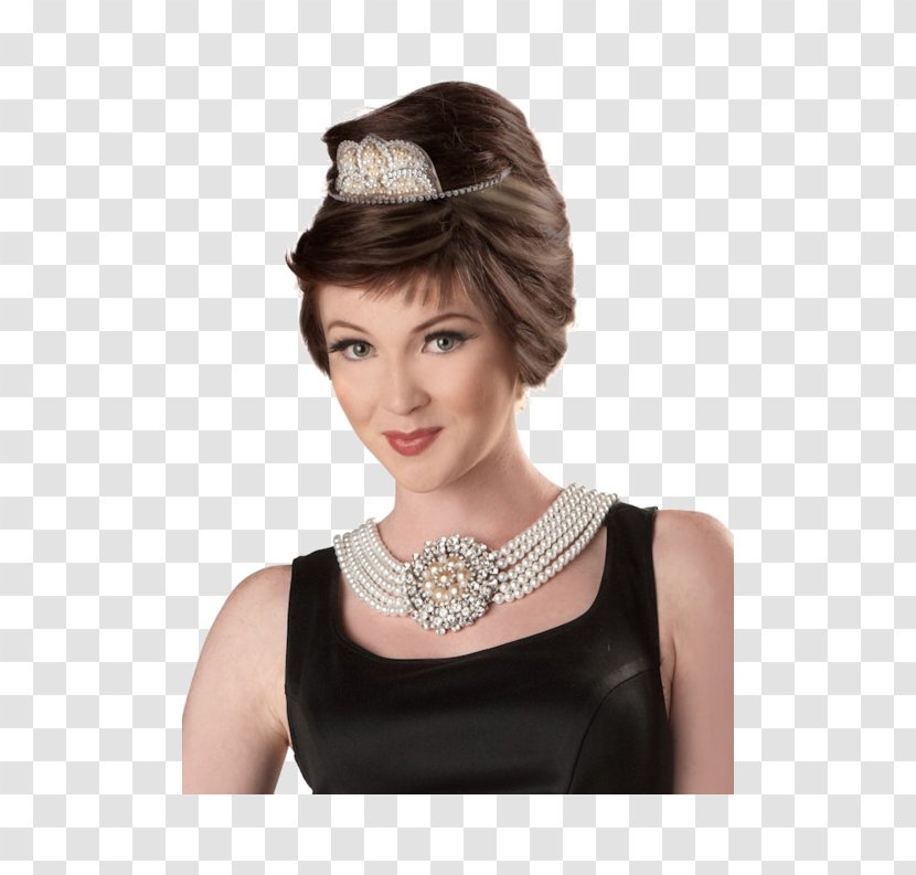 Black Givenchy Dress Of Audrey Hepburn Breakfast At Tiffany's Holly Golightly Costume - Hair Tie - Tiffanys Transparent PNG
