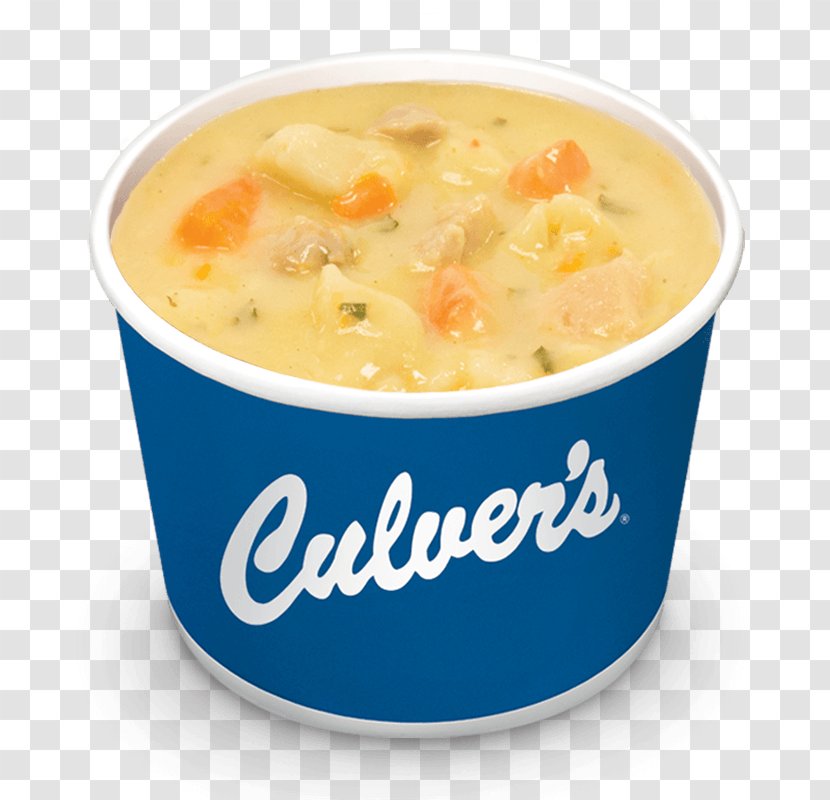 Hamburger Chicken Soup Frozen Custard Culver's Fast Food Transparent PNG