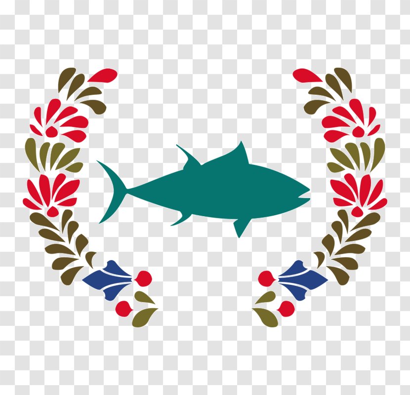 Text Sticker Oval Thunnus Atlantic Bluefin Tuna - Wing - Leaf Transparent PNG