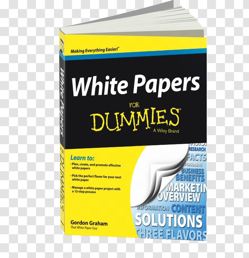 White Papers For Dummies English Grammar Business Gamification - Writing - Book Transparent PNG