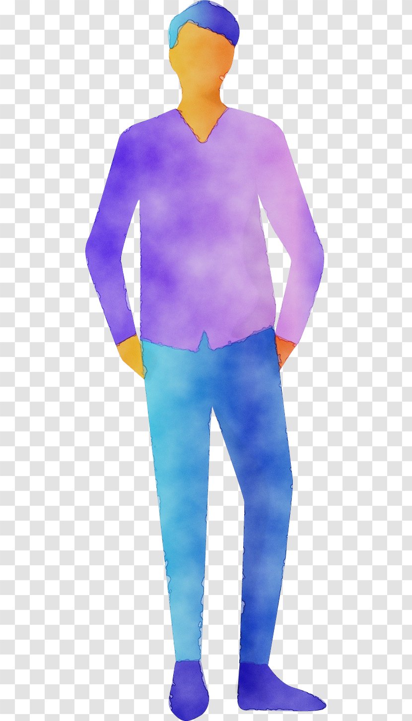 Clothing Purple Violet Electric Blue Sleeve - Fictional Character Costume Transparent PNG