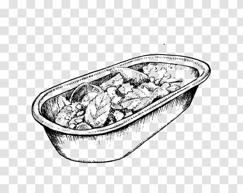 Food Silver White - Menu - Fast Bowl Transparent PNG