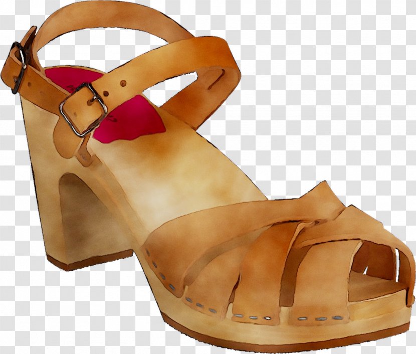 Slide Sandal Shoe - Slingback Transparent PNG