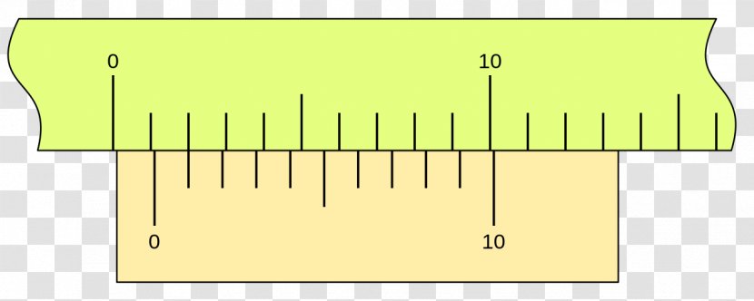 Nonius Calipers Vernier Scale Angle Linearity - Cartoon Transparent PNG