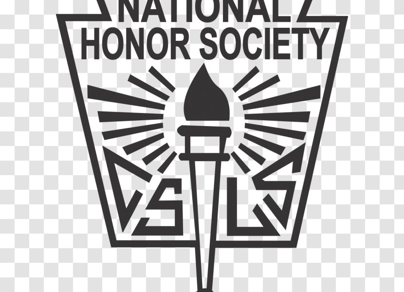 Spanish National Honor Society Letterman Art - Monochrome - High School Transparent PNG
