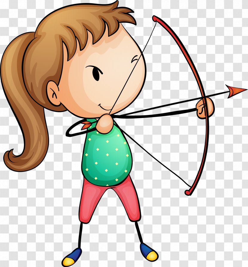 Archery Stock Photography Royalty-free Clip Art - Cartoon - Arrow Bow Transparent PNG