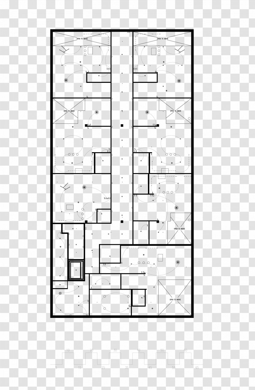 Floor Plan Point Pattern - Diagram - Garden Transparent PNG