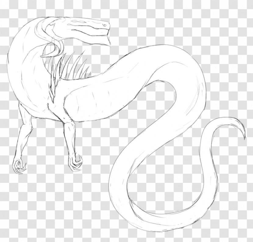Carnivora Figure Drawing Line Art Sketch - Ear - South Side Serpents Transparent PNG