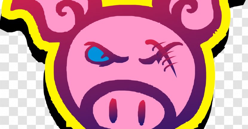 Smiley Pink M Text Messaging Clip Art - Snout Transparent PNG