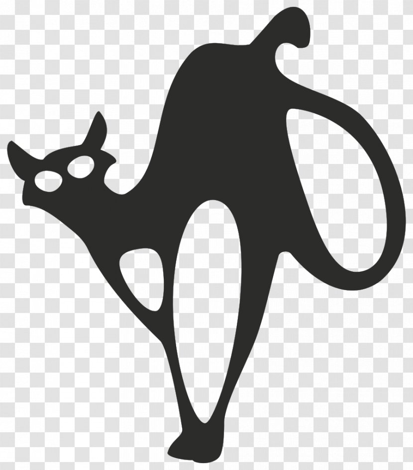 Cat Clip Art - Like Mammal - Black Transparent PNG