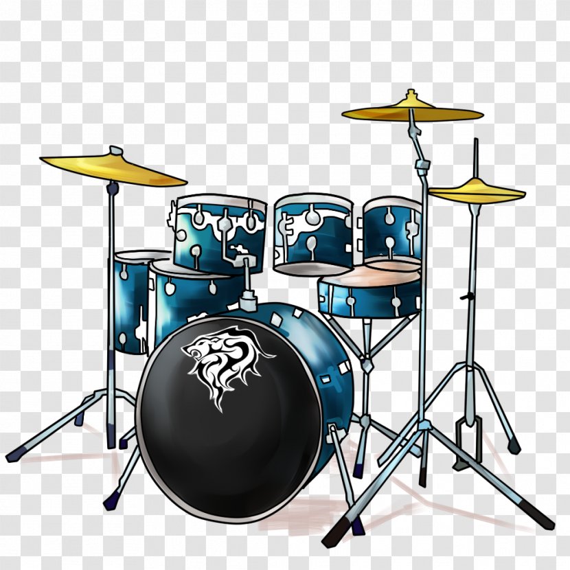 Bass Drums Snare Tom-Toms Timbales - Silhouette Transparent PNG