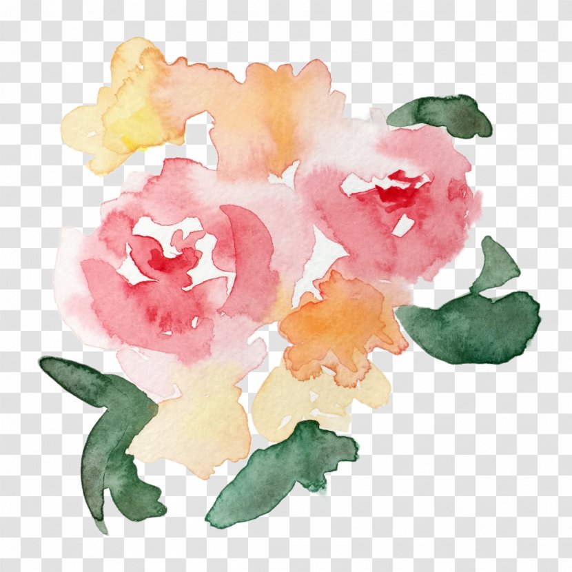 Floral Design Flower Bouquet Clip Art Watercolor Painting - Pink - Red Transparent PNG