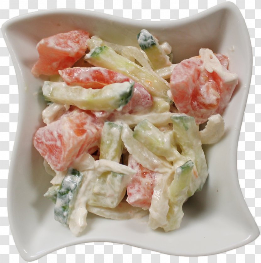 Salad Crepes Tea House Crab Louie Vegetarian Cuisine Restaurant - Cucumber Transparent PNG