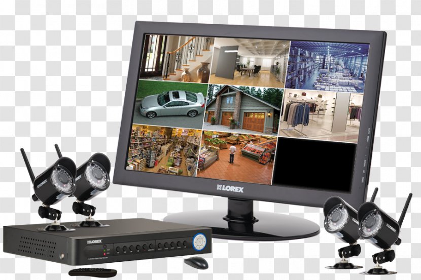 Wireless Security Camera Closed-circuit Television Surveillance Alarms & Systems - Electronics Transparent PNG