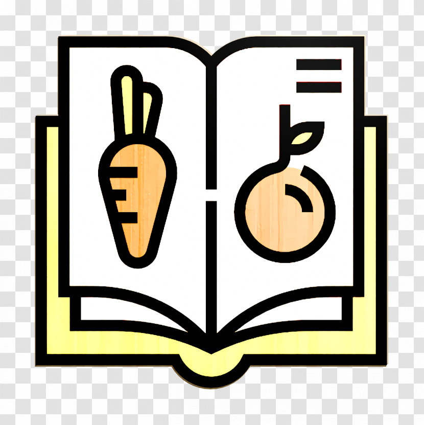 Cook Icon Healthy Food Icon Recipe Book Icon Transparent PNG