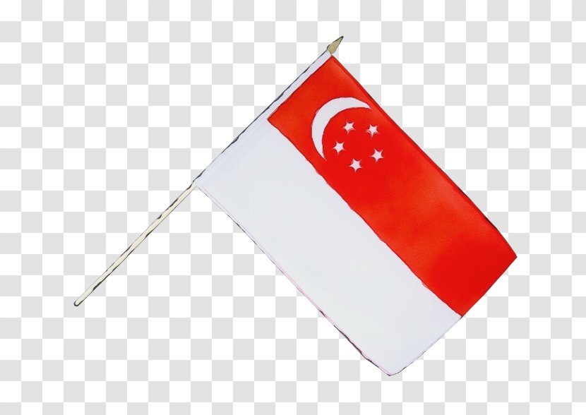 Singapore Flag Background - Fahne - Rectangle Bunting Transparent PNG