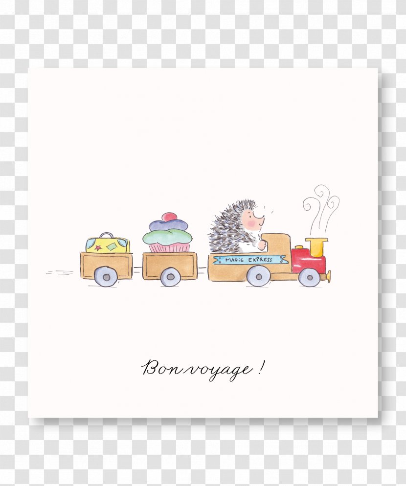 Greeting & Note Cards Cartoon Font - Bon Voyage Transparent PNG