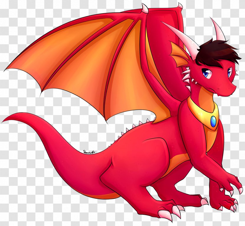 Dragon Drawing Crimson Magenta - Cartoon Transparent PNG