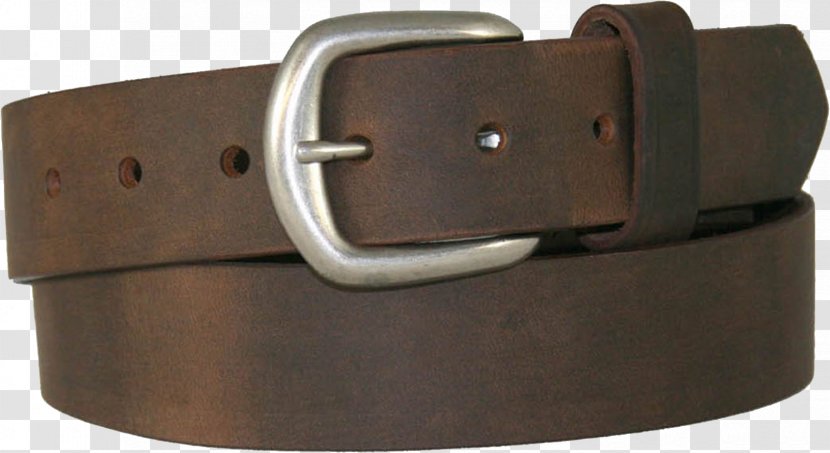 Belt Leather Clothing - Brown - Image Transparent PNG