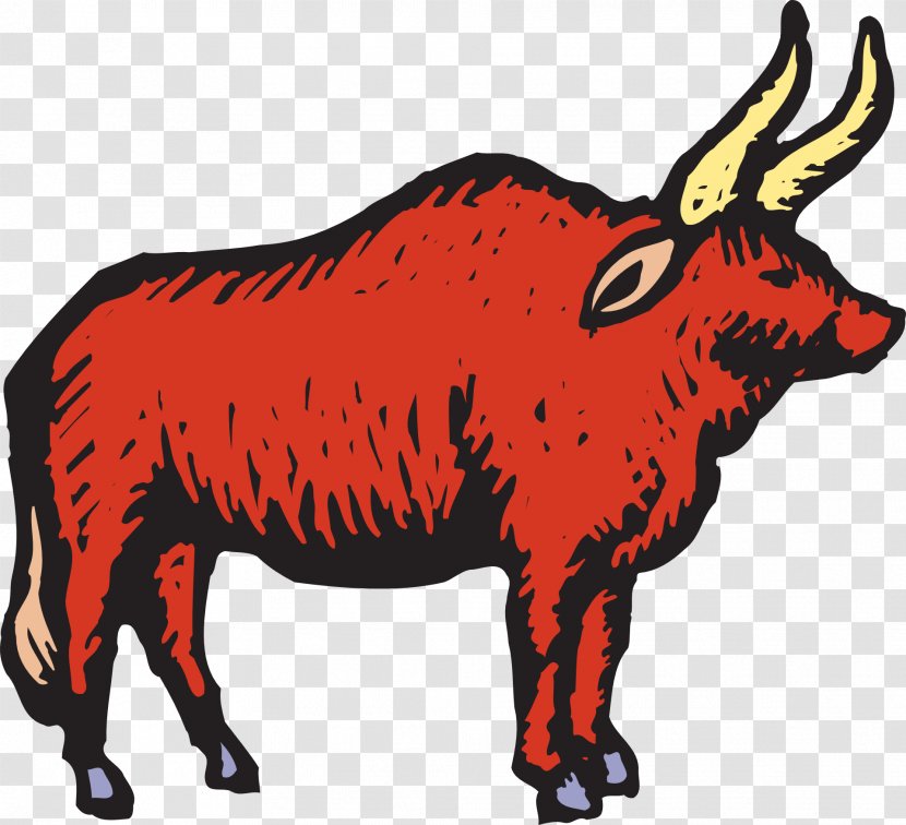 Angus Cattle Red Bull Clip Art - Scalable Vector Graphics - Robust Transparent PNG