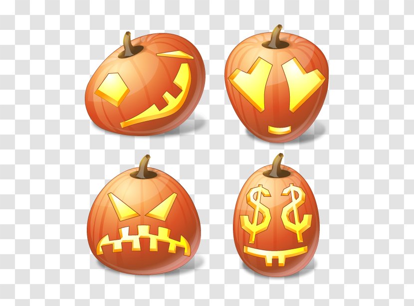 Halloween Jack-o-lantern Pumpkin Icon - Ico - Emoticons Transparent PNG