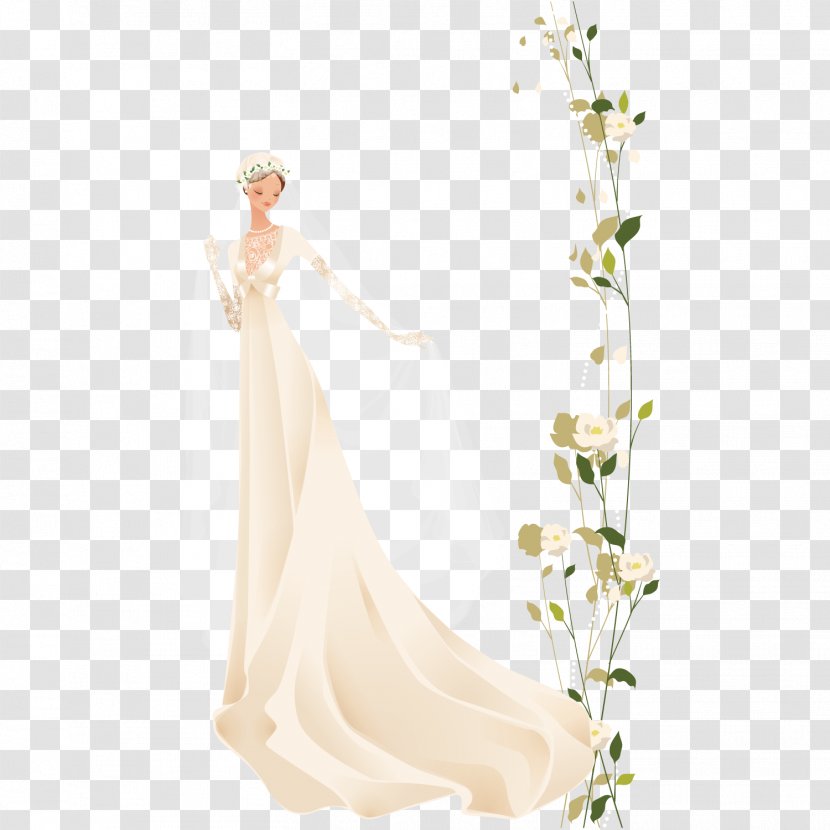 Wedding Dress Bride Photography - Contemporary Western - Charming Transparent PNG