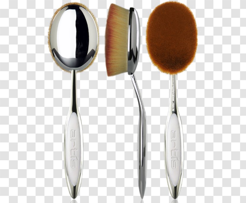 Makeup Brush Artis Elite Mirror Oval 10 Cosmetics Bristle - 8 - Face Skin Care Transparent PNG
