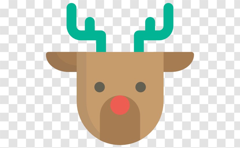 Reindeer Free Download - Fictional Character - Nose Transparent PNG