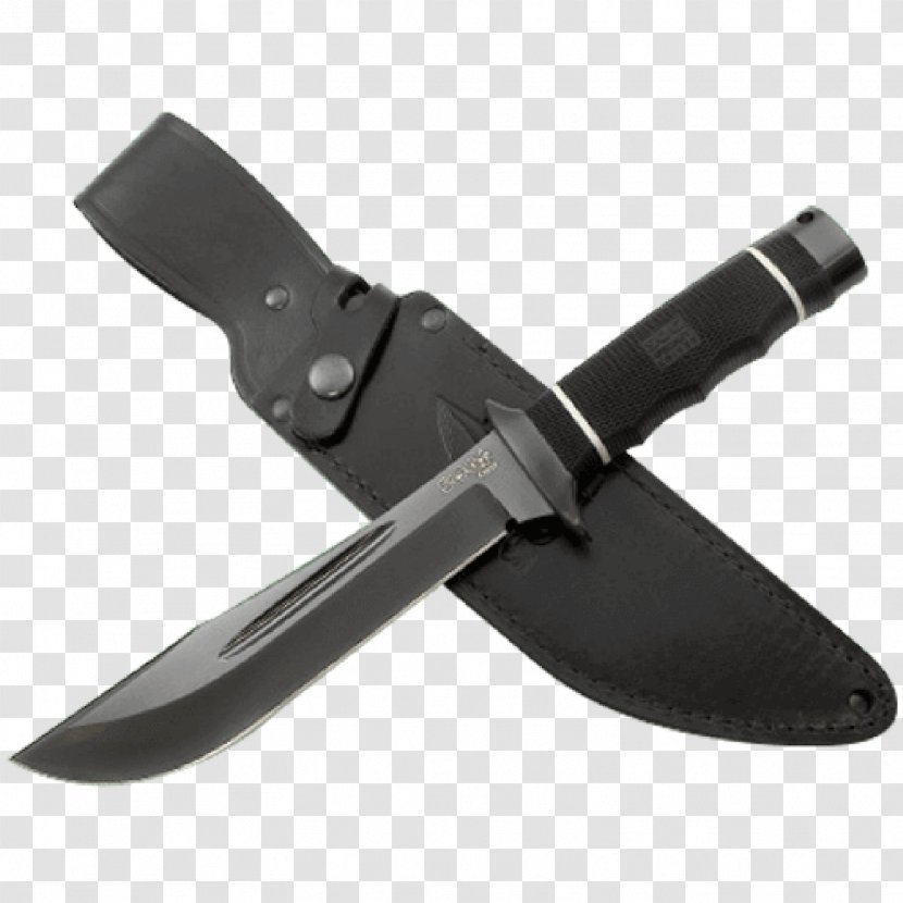 Bowie Knife Hunting & Survival Knives Machete Blade - Throwing Transparent PNG